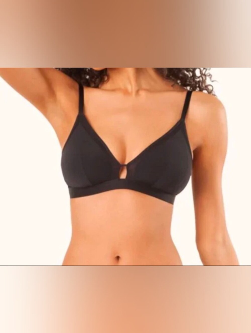 Mesh Trim Bralette